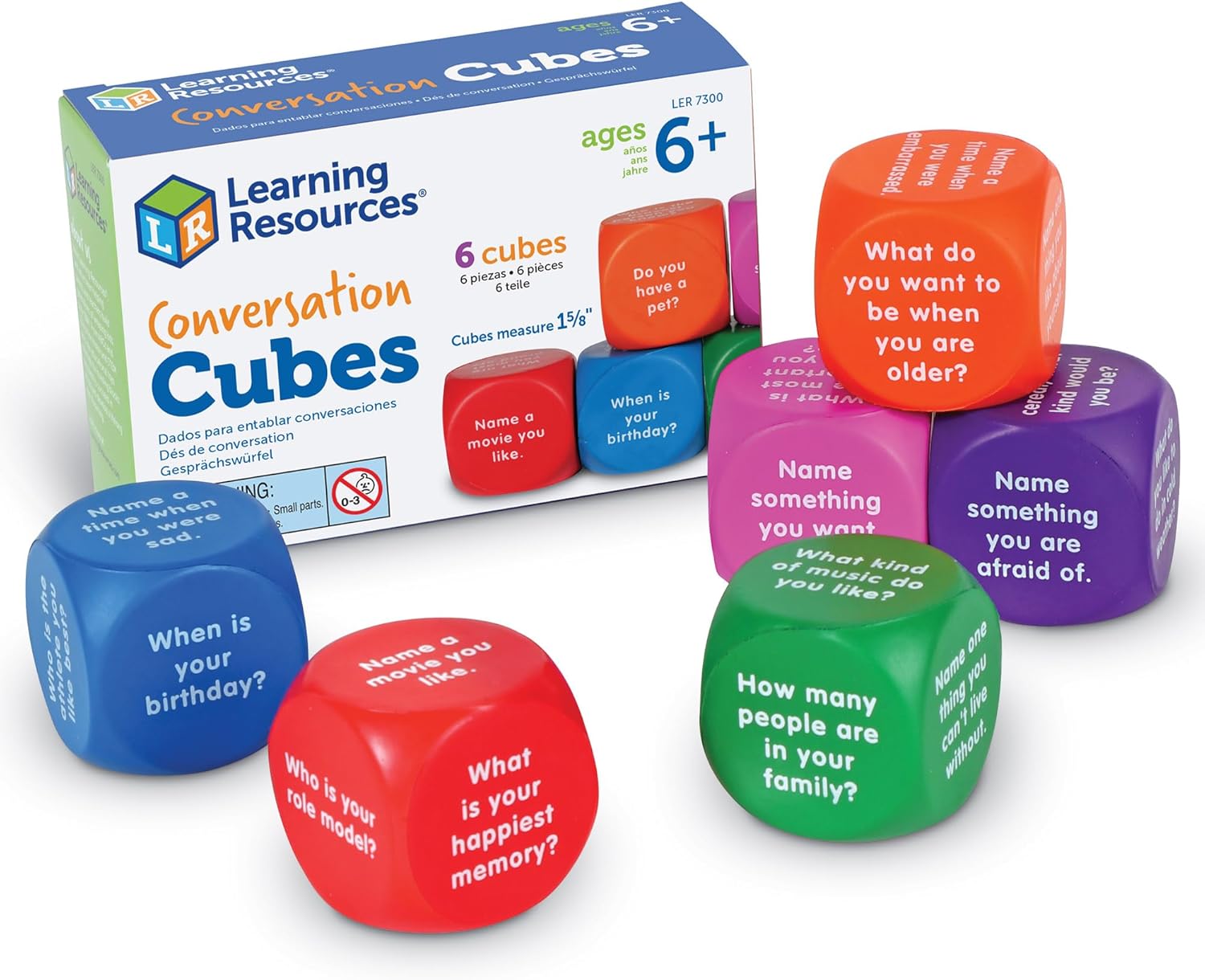 Learning Resources Conversation Cubes