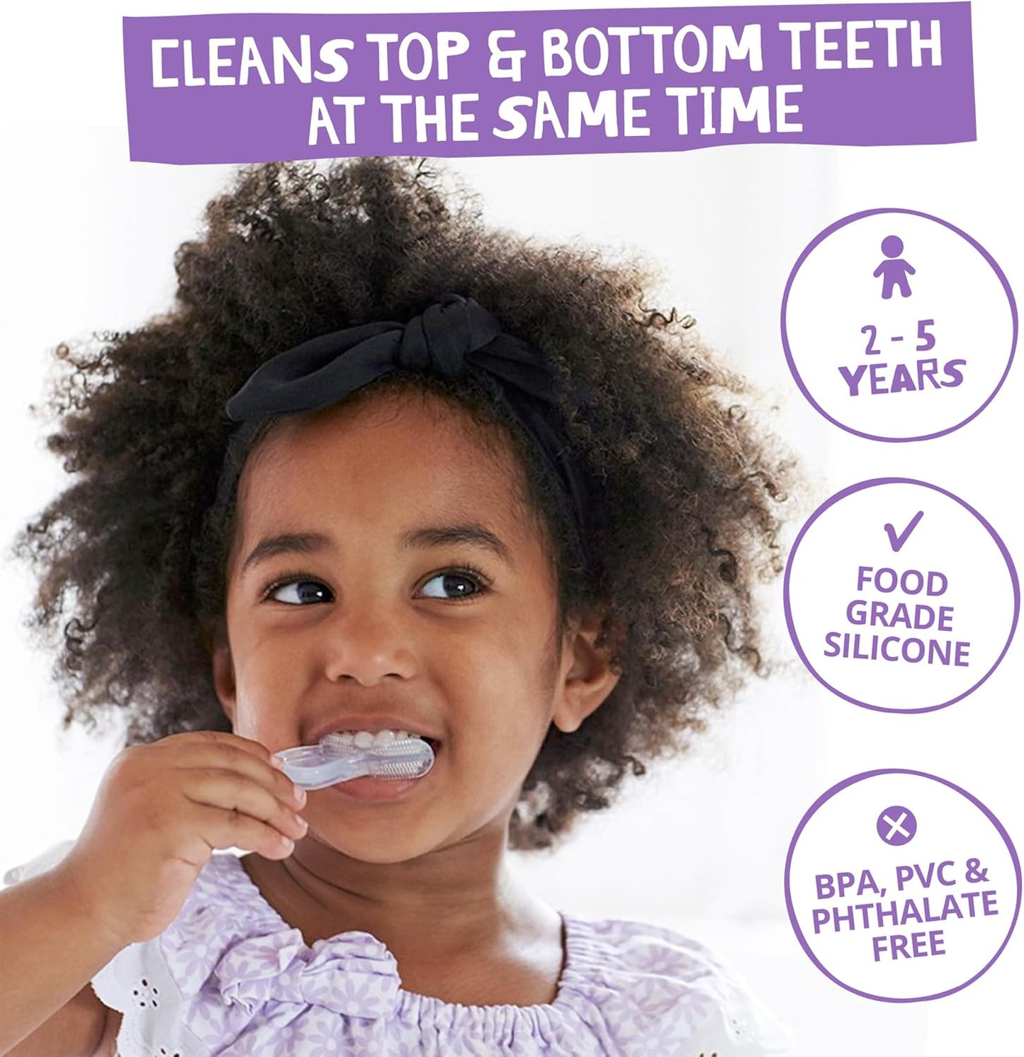 Jack N' Jill Kids Stage 3 - Silicone Tooth And Gum Brush (2-6 Years)