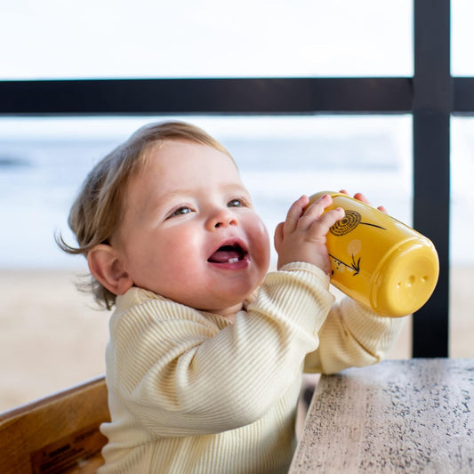 Tommee Tippee Sippee Trainer Cup Sippy Bottle for Toddlers, Leakproof 390ml 12m+