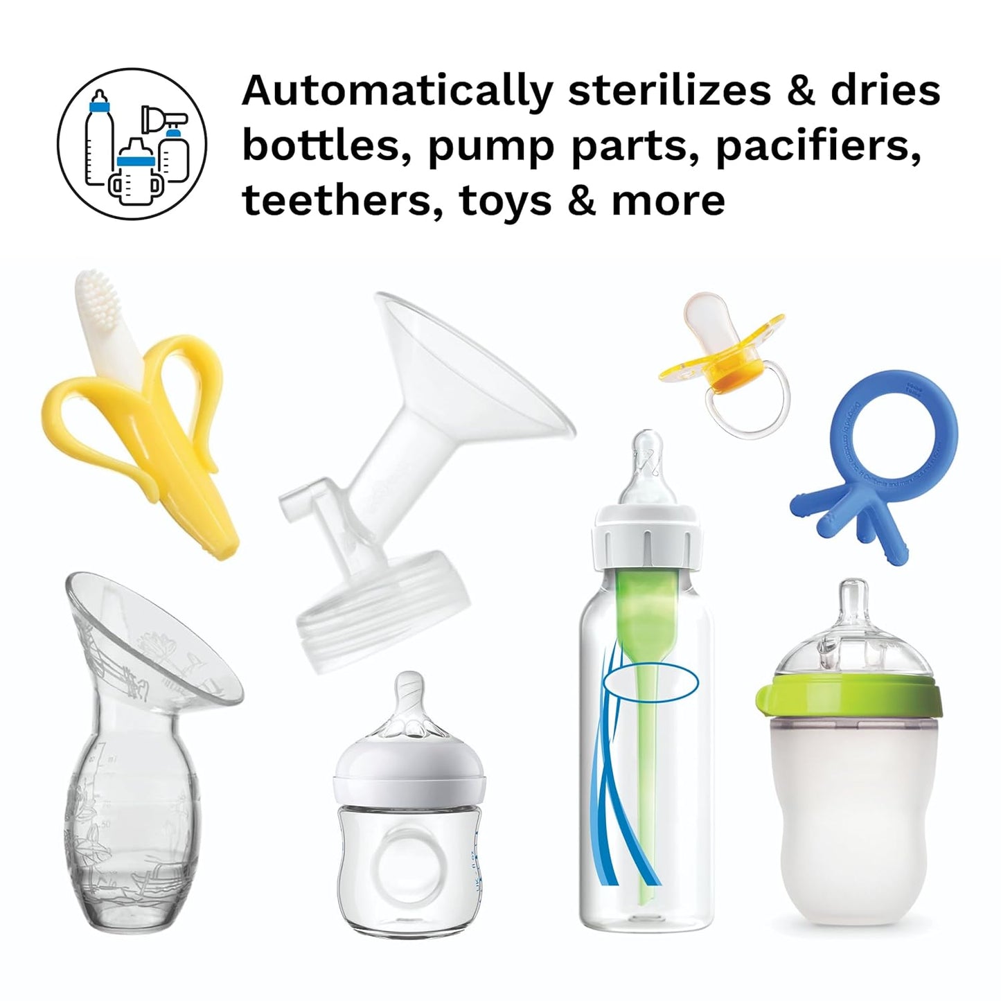 Baby Brezza - Baby Bottle Sterilizer And Dryer Machine - White