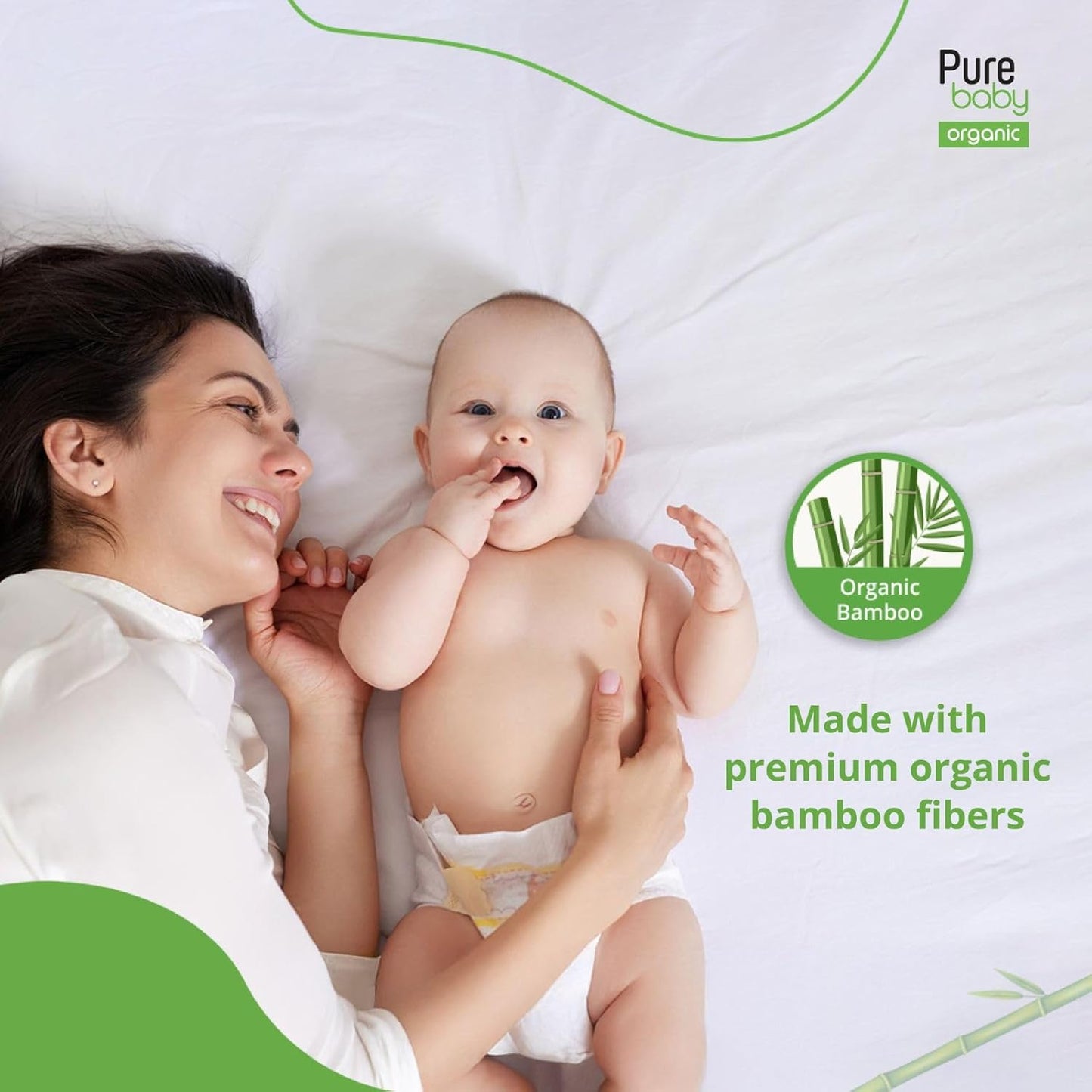 PURE BABY - ECO Training pants, Size 5, Junior, 40 pieces (11-25kg)