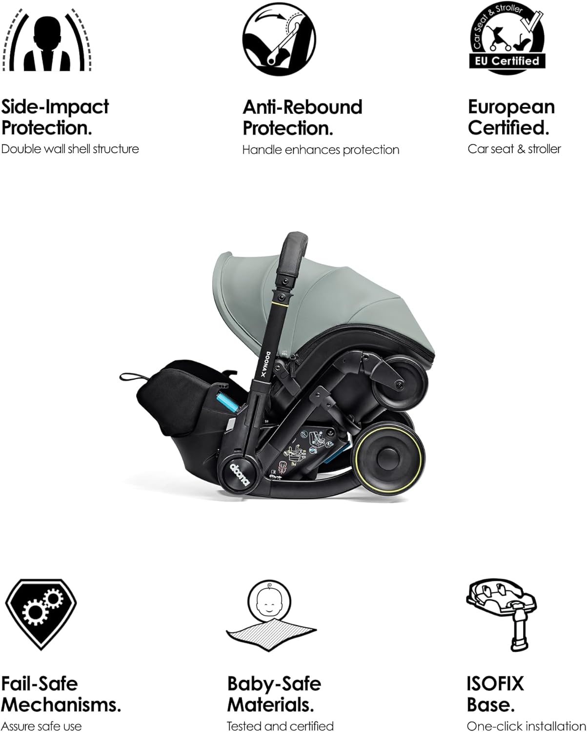 Doona X Infant Car Seat Dusty Sage