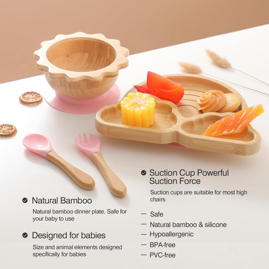 Eco Rascals Car Bamboo Weaning Gift Set – Green