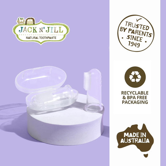 Jack N' Jill Kids Stage 1 - Silicone Finger Brush 2pcs