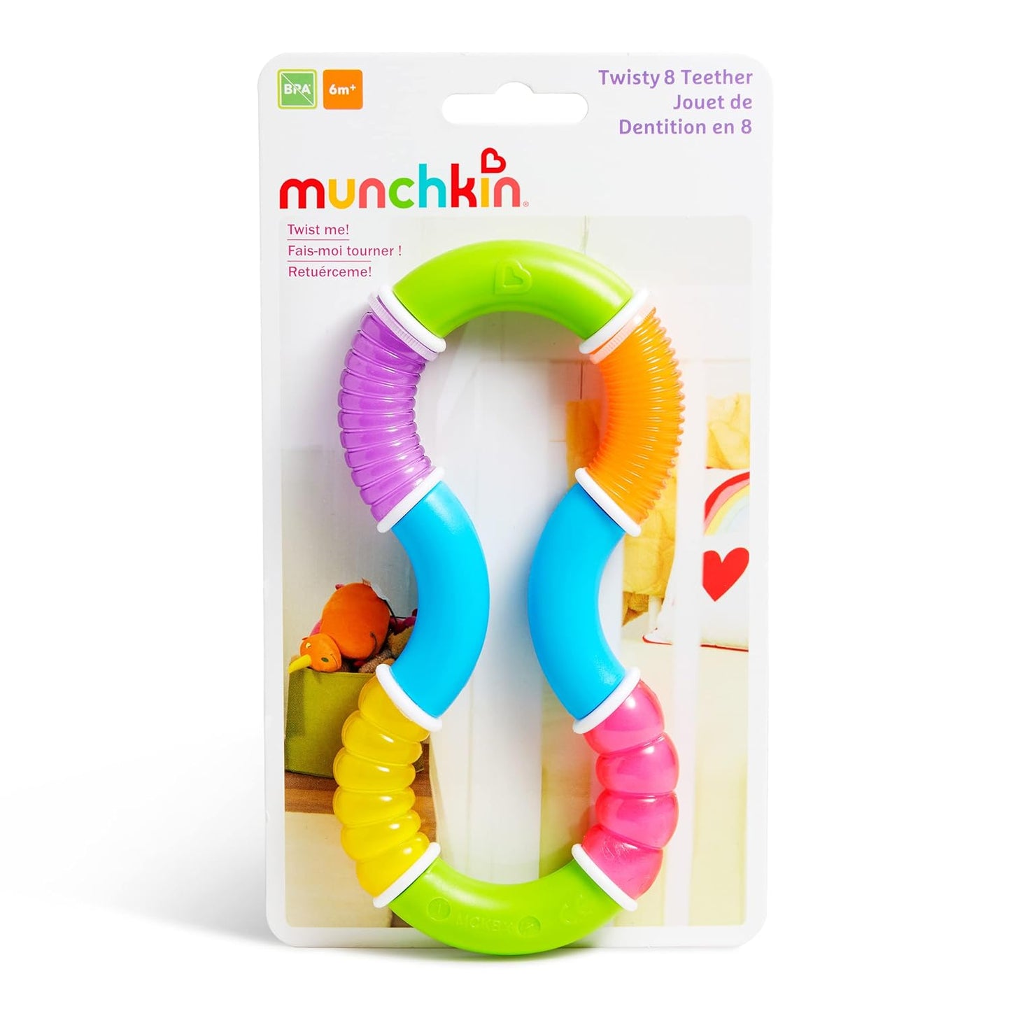 Munchkin Silicone Twisty Figure 8 Teether