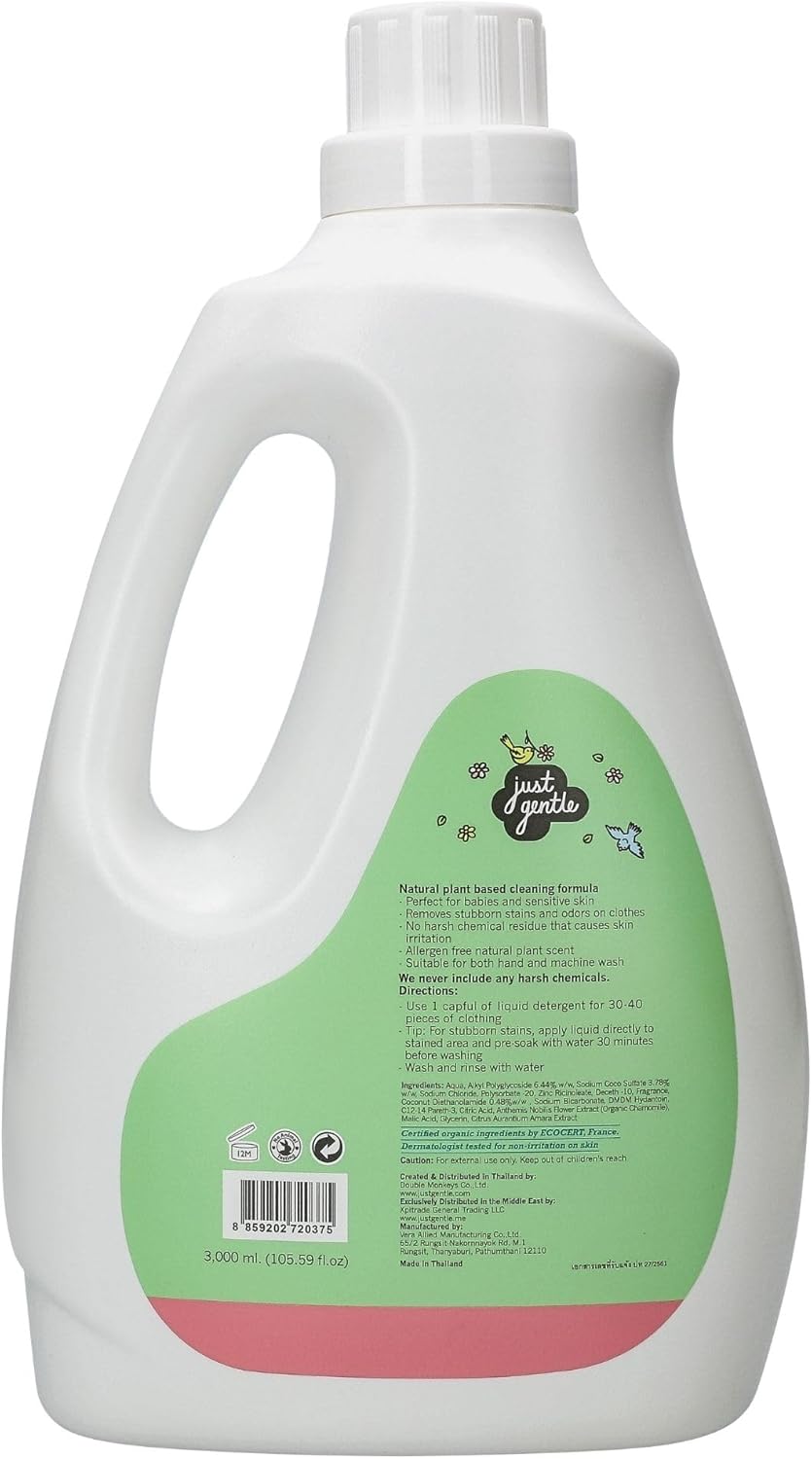 Just Gentle Laundry Detergent 3 L