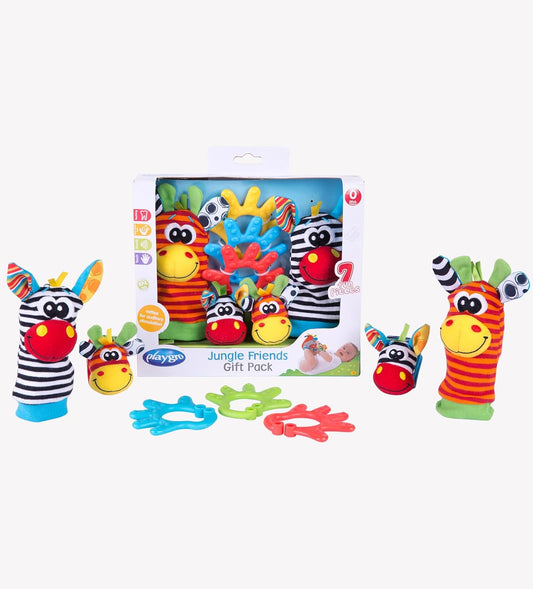 Playgro Jungle Friends Gift Pack - Multi color