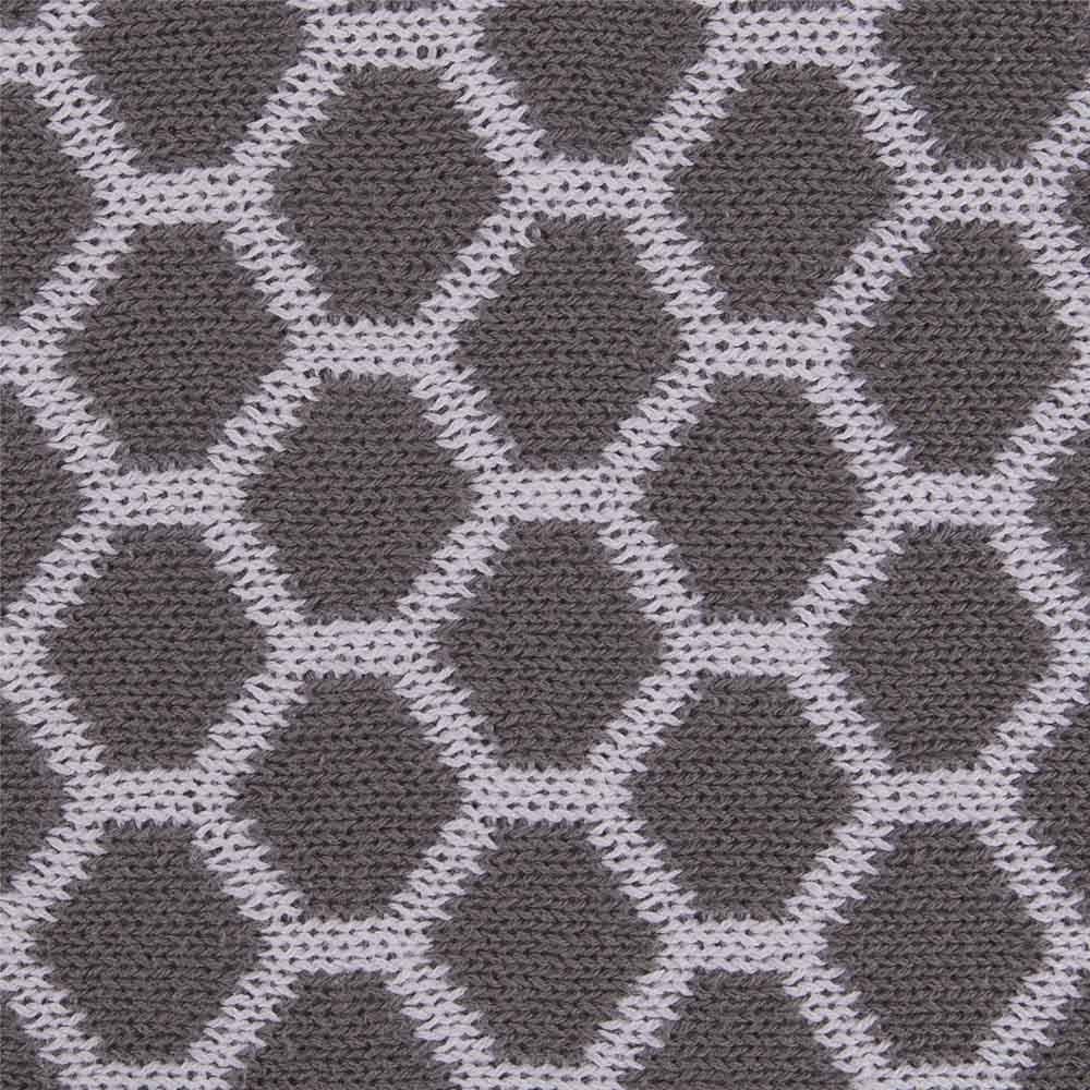 Playgro Cotton Blanket Wrap Honeycomb Grey
