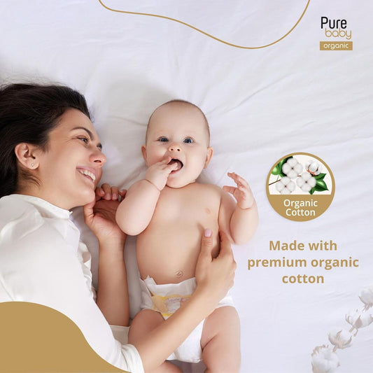 PURE BABY - ECO Diapers Size 3, Midi, 56 pieces (4-9kg)