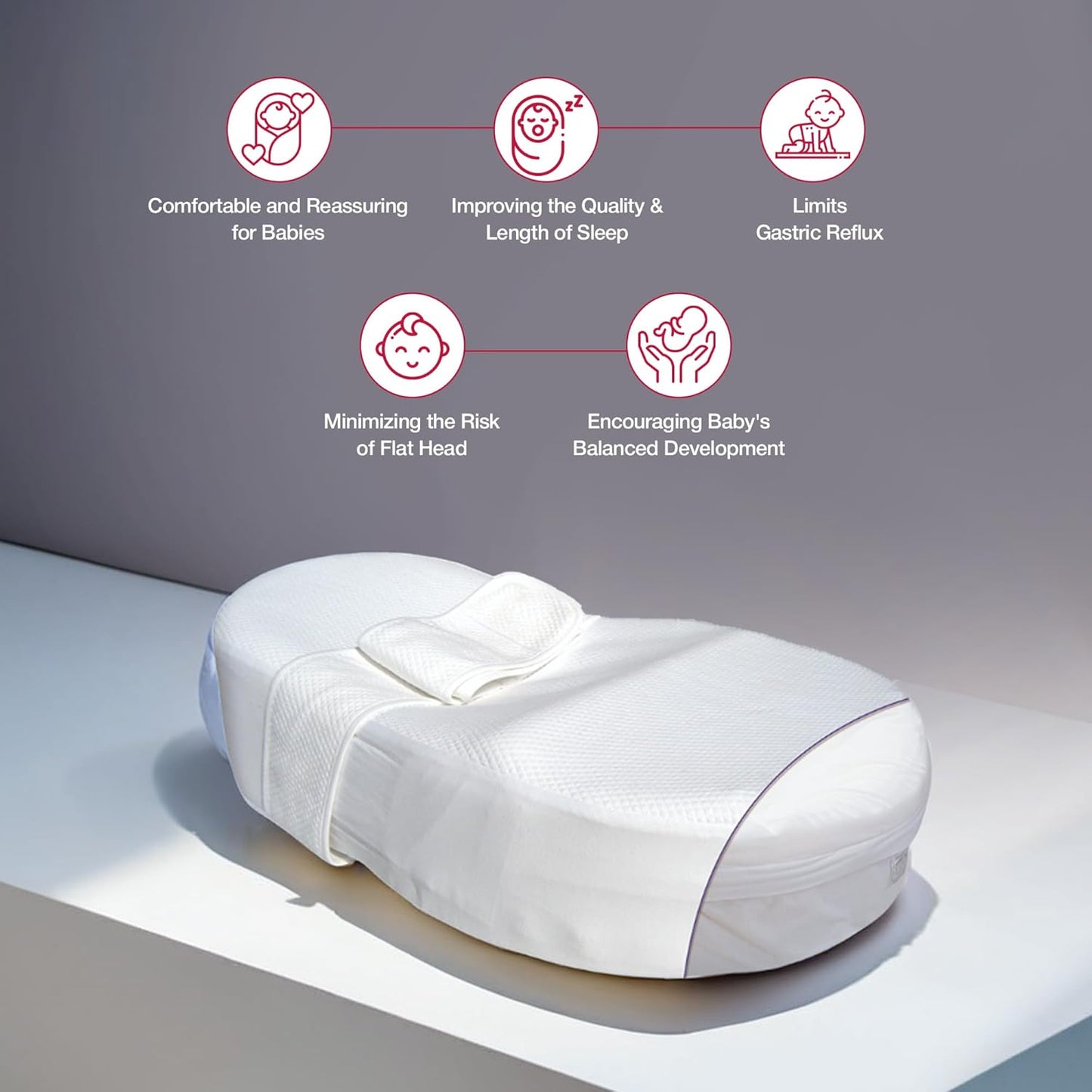 Red Castle Cocoonababy Nest White