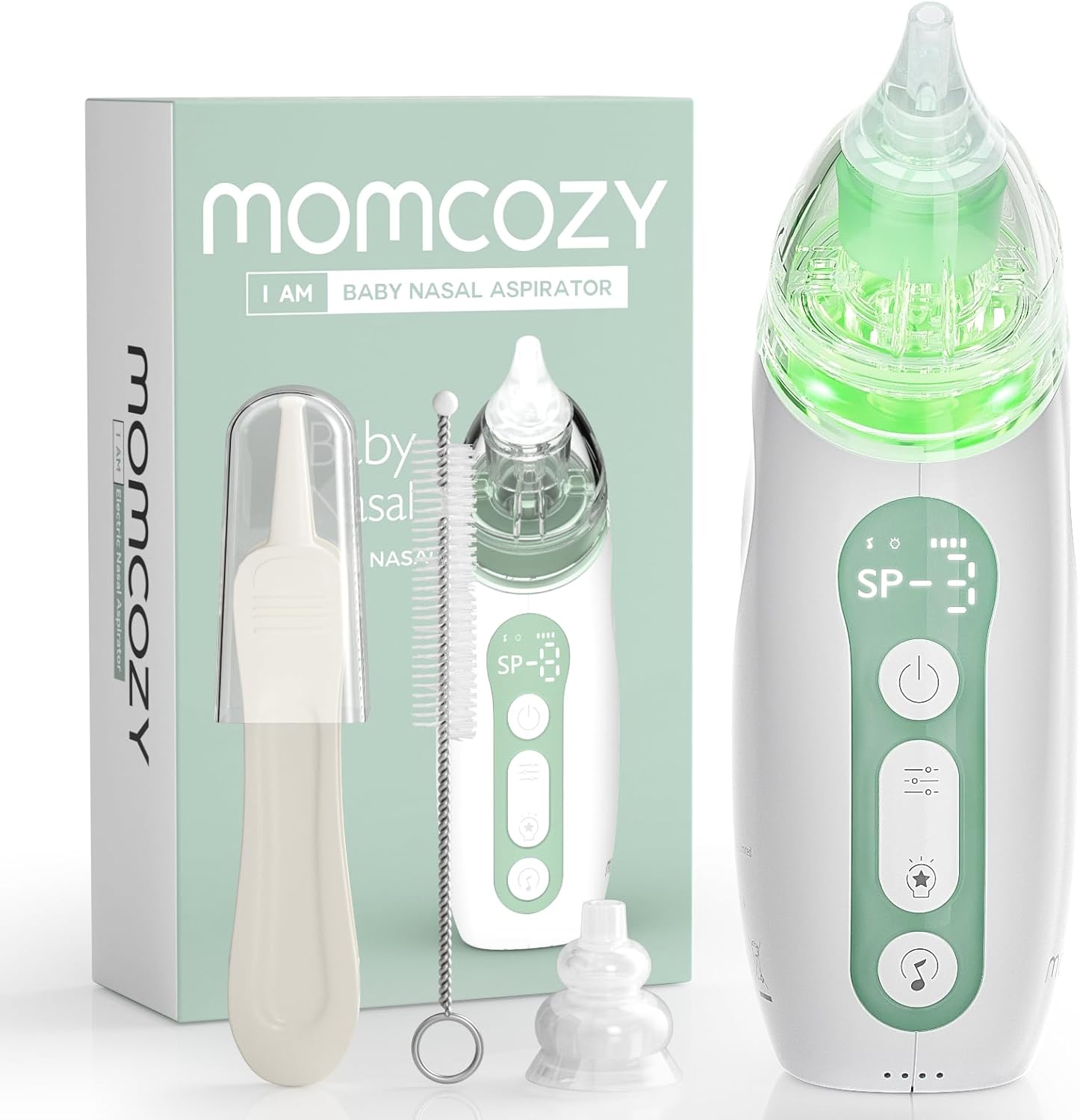 Momcozy Baby Nasal Aspirato Electrical Rechargeable with Light and Music