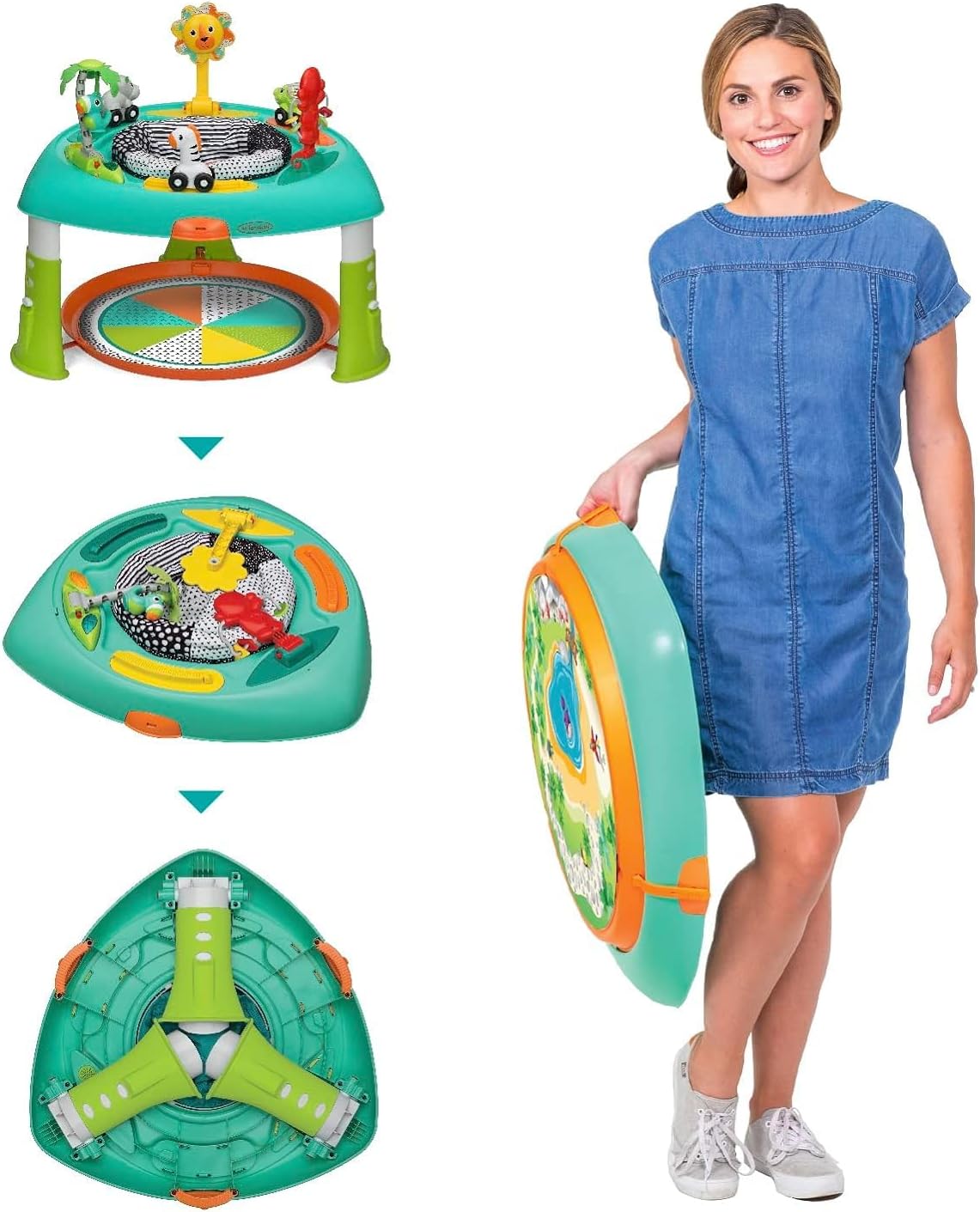 Infantino Sit,Spin & Stand Entertainer 360 Seat | 4M+