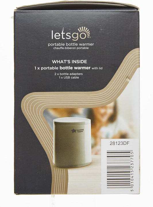 Tommee Tippee  Lets Go Portable Bottle Warmer - White