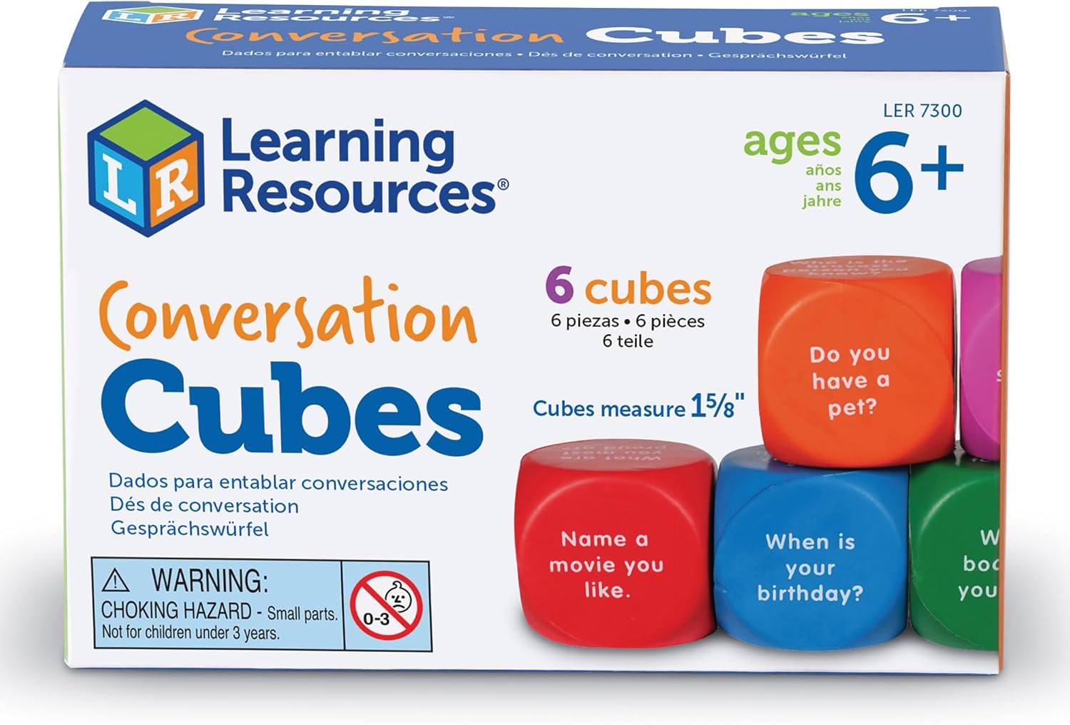 Learning Resources Conversation Cubes