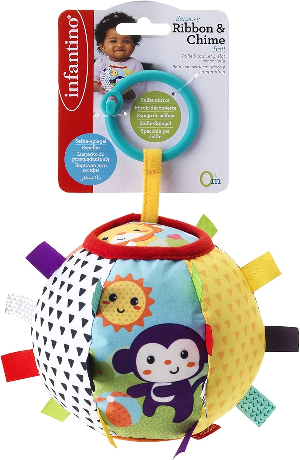 Infantino Sensory Ribbon & Chime Ball | 0M+
