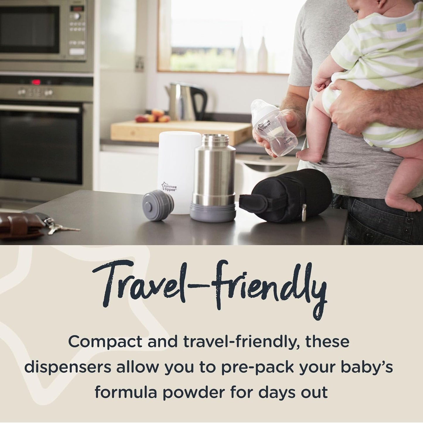 Tommee Tippee closer to nature milk powder dispenser pack of 6