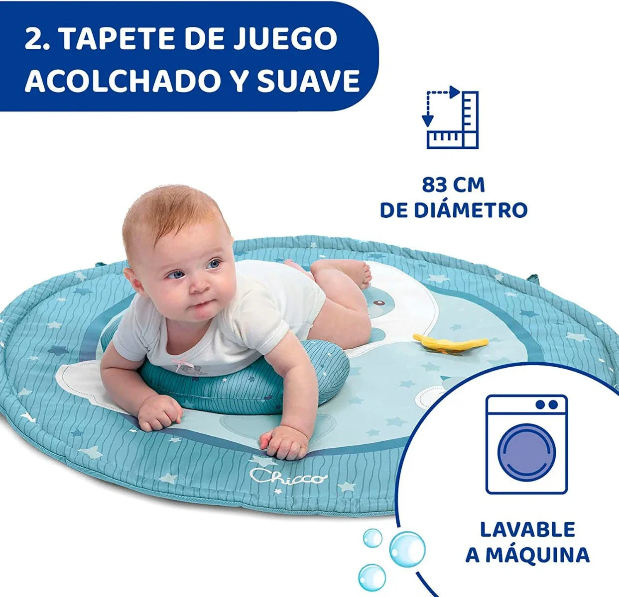 Chicco First Dreams Enjoy Colors Playgym - Blue