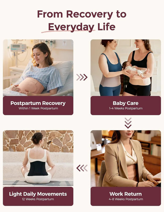 Momcozy Ergowrap Back Support Belt Beige