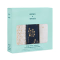 Aden + Anais Metallic Gold Deco Musy Muslin Squares 3 Pack