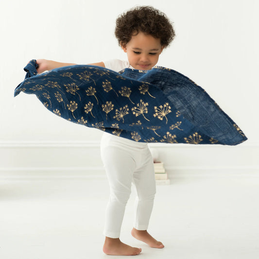 Aden + Anais Metallic Gold Deco Musy Muslin Squares 3 Pack