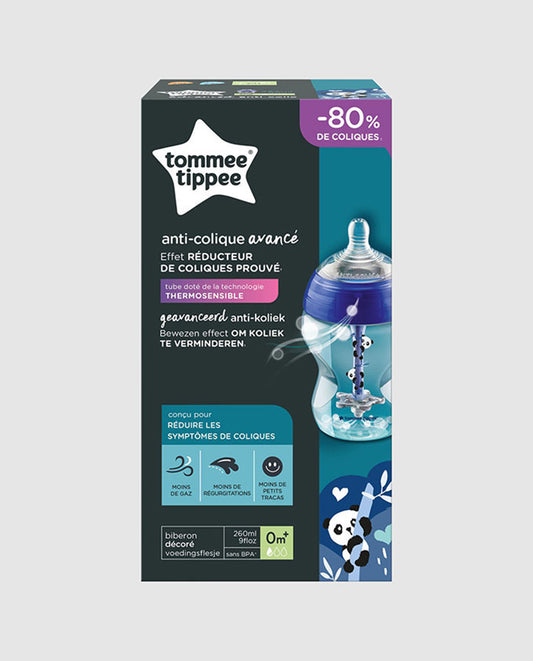Tommee Tippee Advanced Anti-Colic Feeding Bottle, 260ml x1