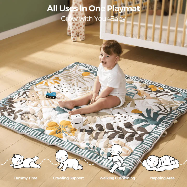 Momcozy Baby Portable Playmat Green Forest