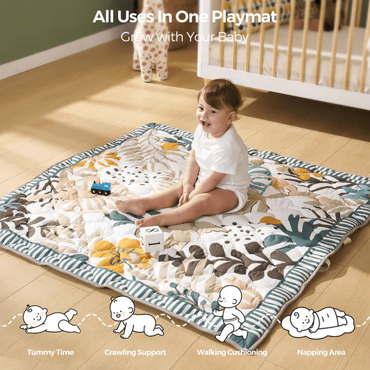 Momcozy Baby Portable Playmat Green Forest