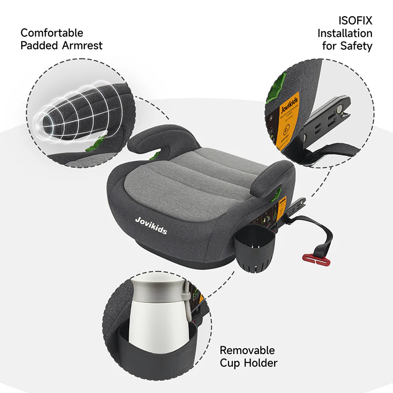 Jovikids Car Seat Isofix Booster 6-12Y
