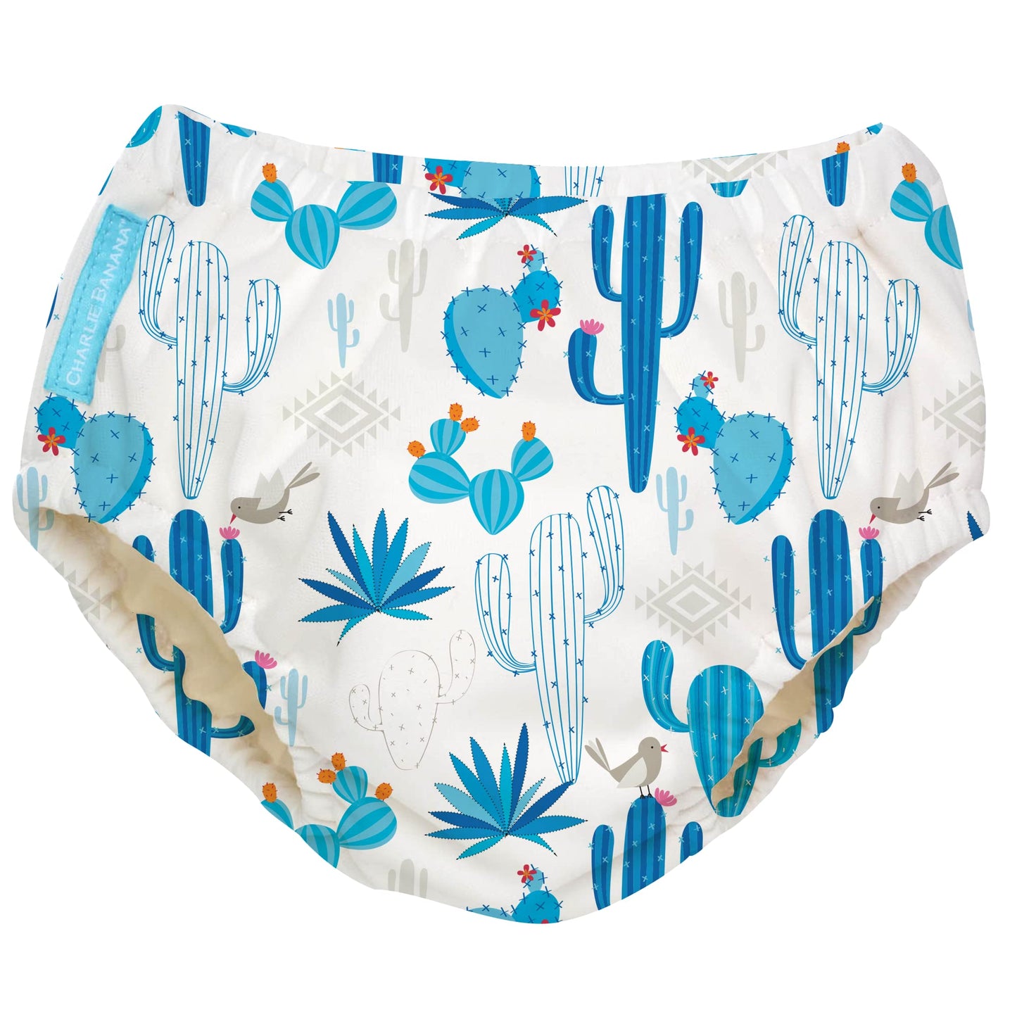 Charlie Banana SWIMDIAPER &TRAINING PANTS CACTUS AZUL M