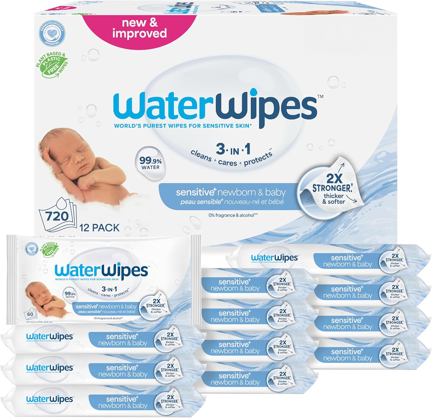 Water Wipes Mega Value Pack - 12pk