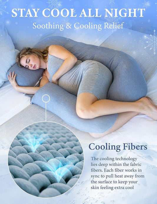 PharMeDoc U-Shape Pregnancy Pillow Jersey