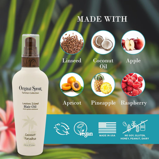Original Sprout Luscious Island Hair Oil 3oz