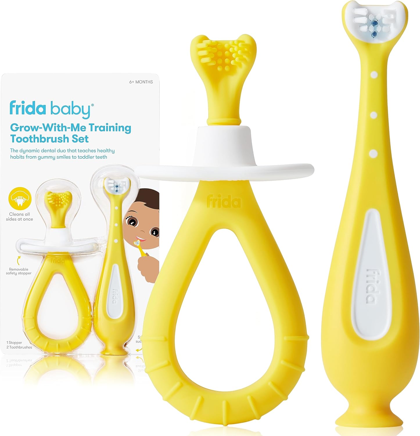 Frida Baby Grow-with-Me Training Toothbrush Set