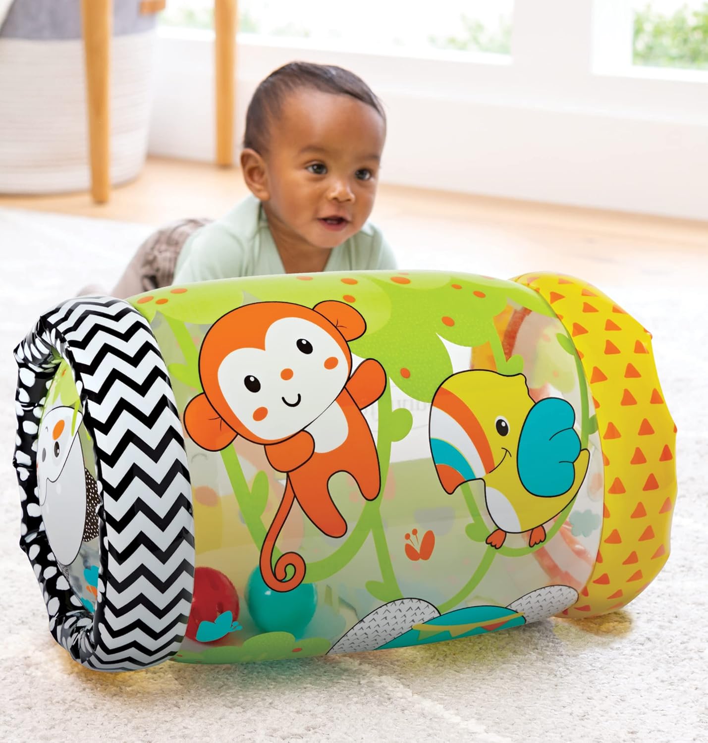 Infantino Jungle Peek & Roll | 6M+