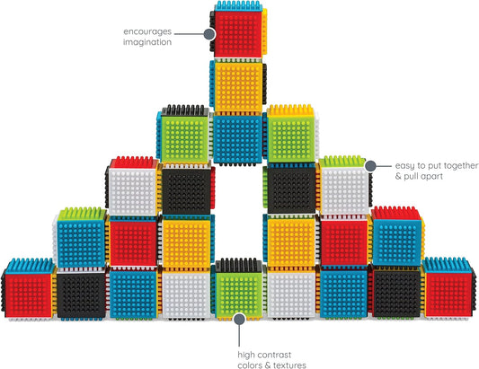 Infantino Press & Stay Sensory Block | 6M+