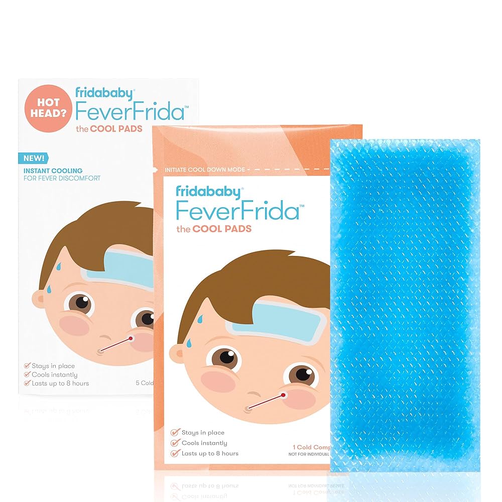 Frida Baby FeverFrida Cool Pads Instant Cooling Relief for Kids' Fever - 5 Cold Compresses
