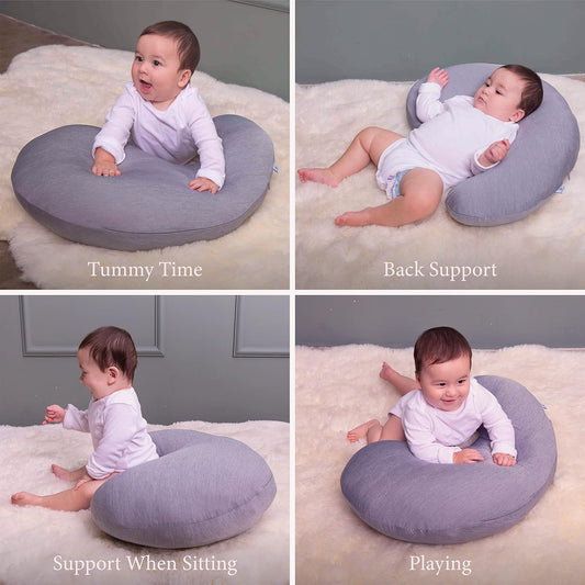 PharMedoc My Little Bean Nursing Pillow - Dark Grey Cooling Fabric