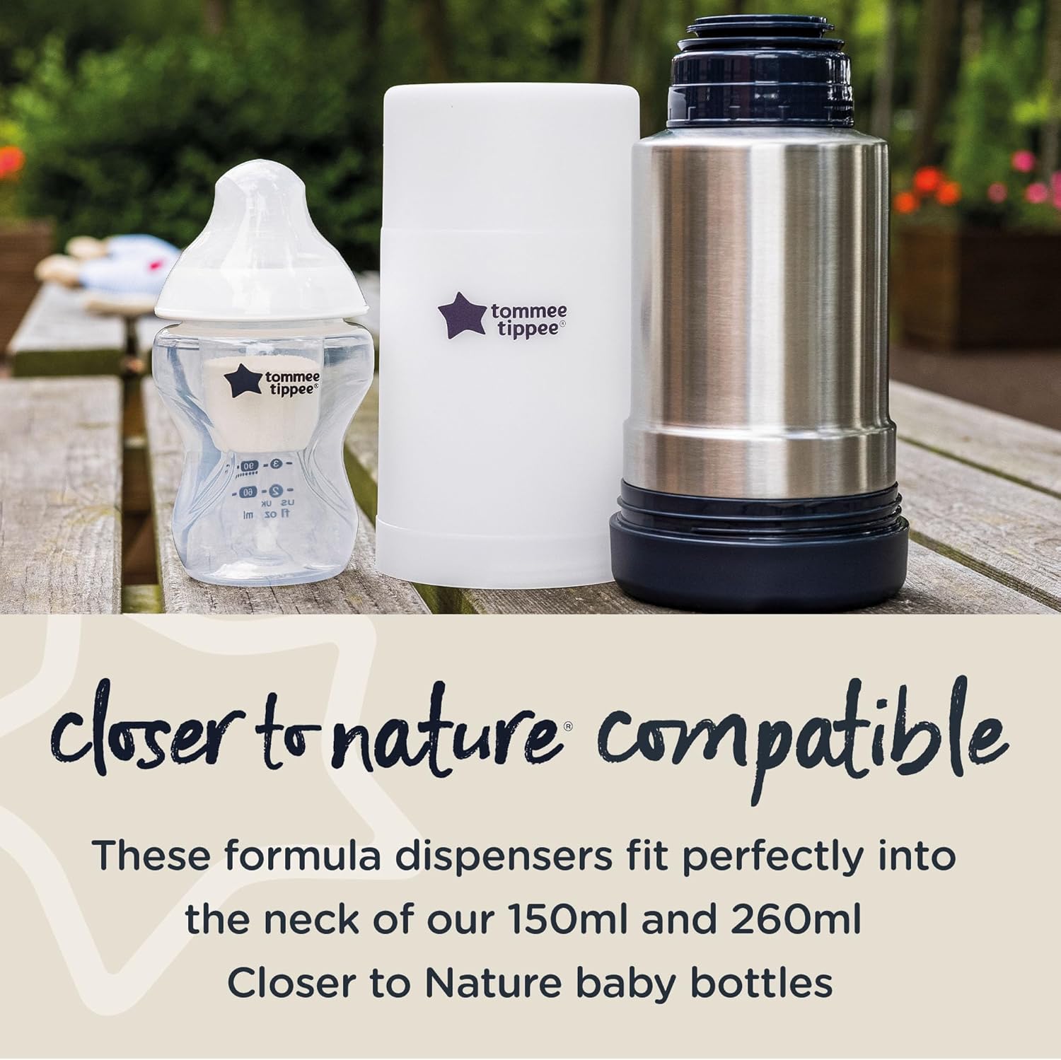 Tommee Tippee closer to nature milk powder dispenser pack of 6