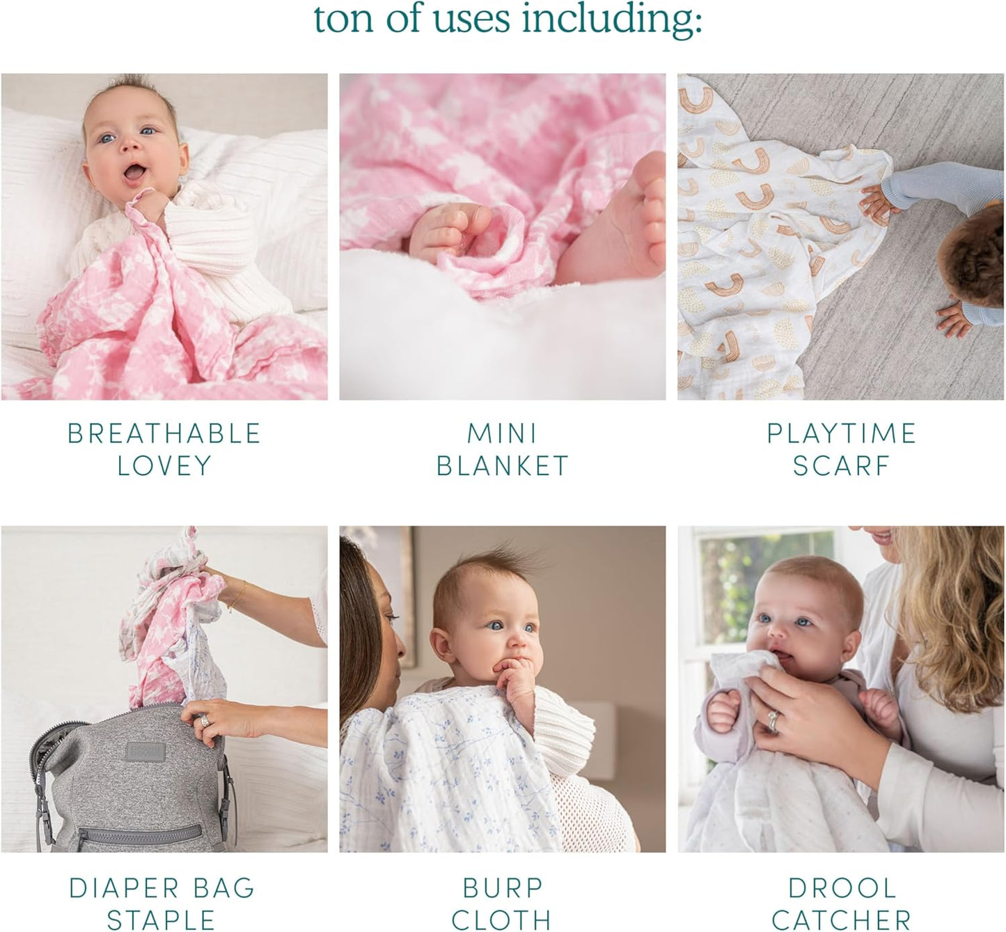 Aden + Anais 3-Pack Musy Muslin Squares Night Sky Reverie