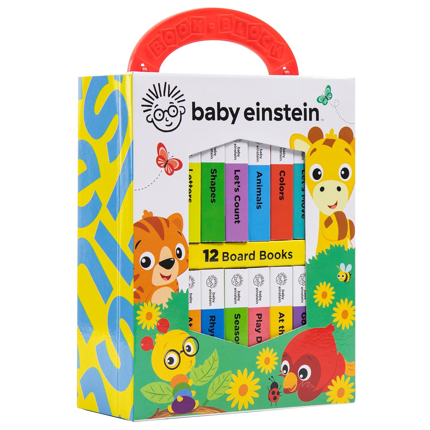 Baby Einstein - My First Library Board Book Block 12-Book Set