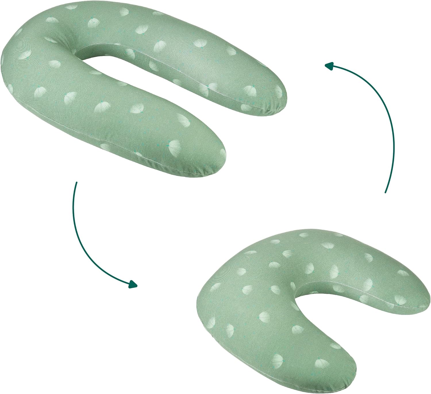 Babymoov  B.Love U-Shape Pregnancy Pillow - Wind Green