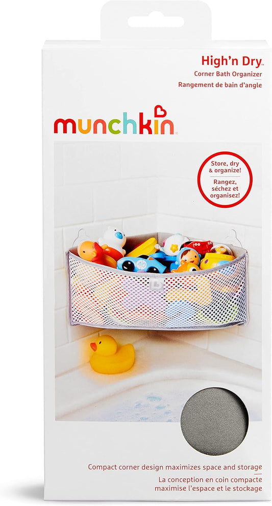 Munchkin High N Dry Corner Bath Org (EU) Grey