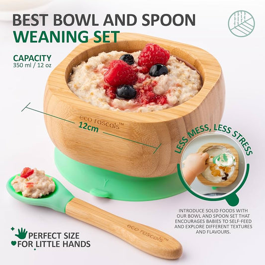 Eco Rascals Car Bamboo Weaning Gift Set – Yellow