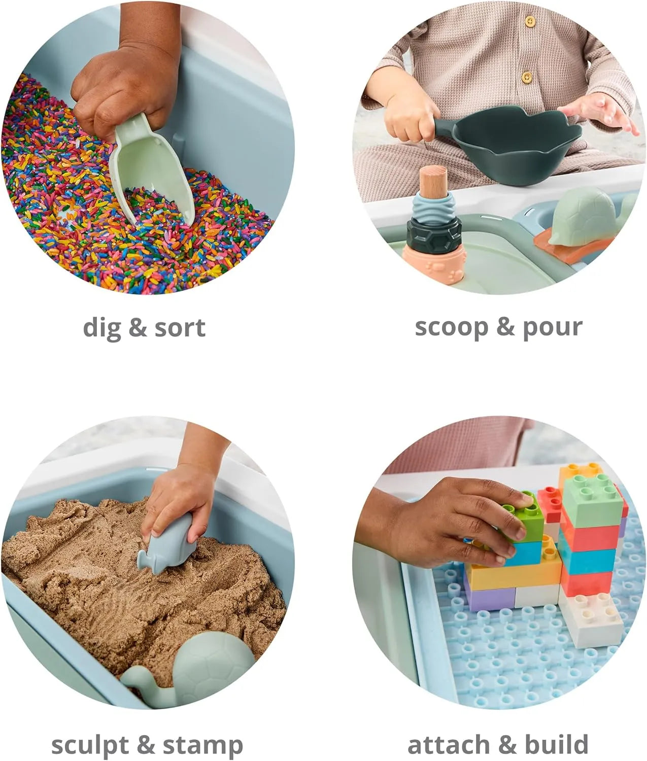 Skip Hop Discoverosity 3-In-1 Sensory Table (Multi Color)