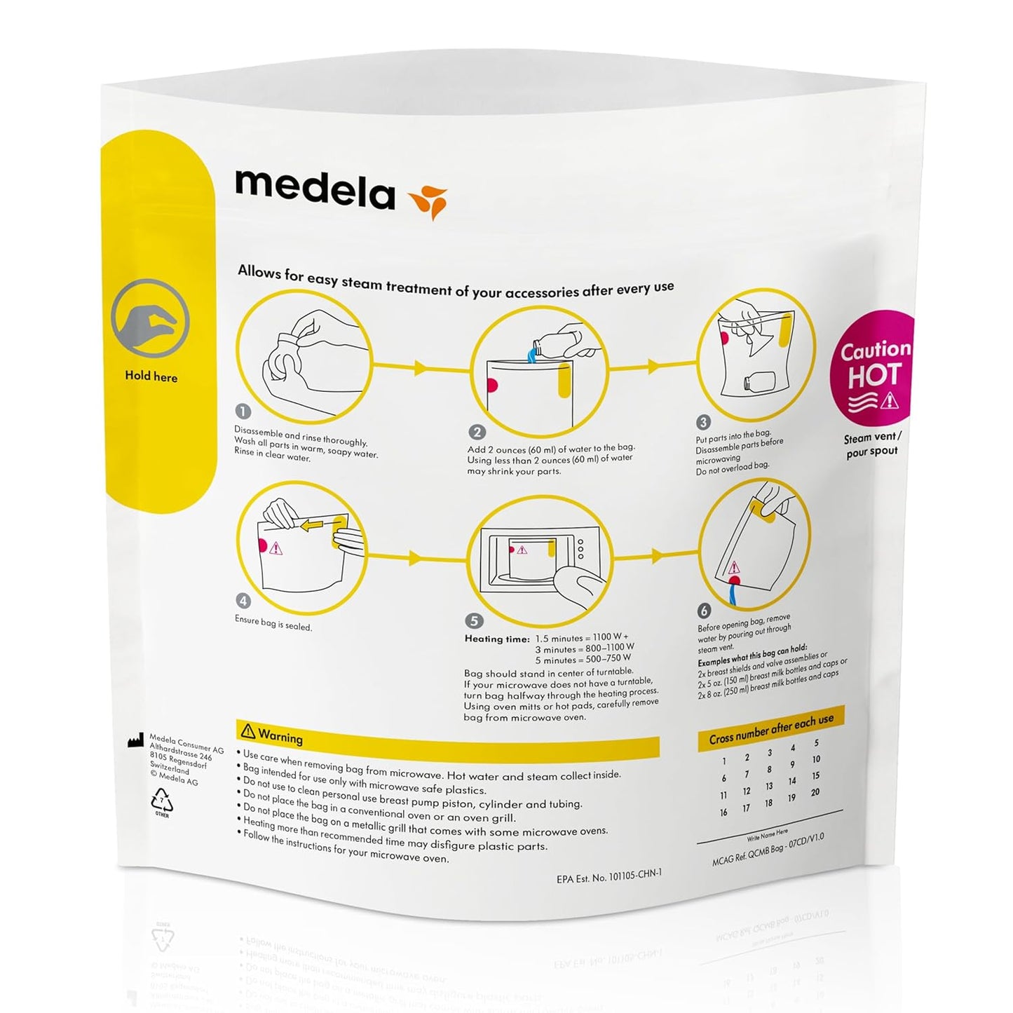 Medela Quick Clean Microwave Sterilization Bags