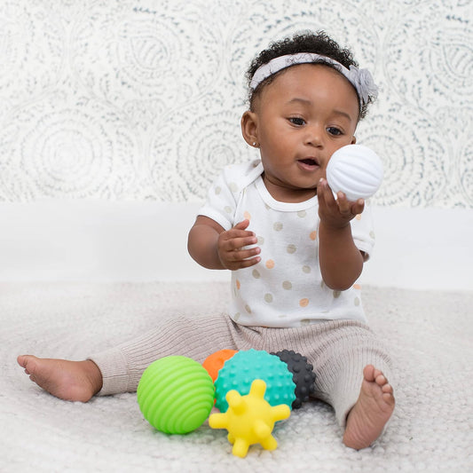Infantino Textured Multi Ball Set | 6M+