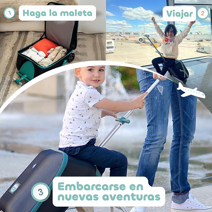 Beaba Eazy Luggage Travel SuitcaseA