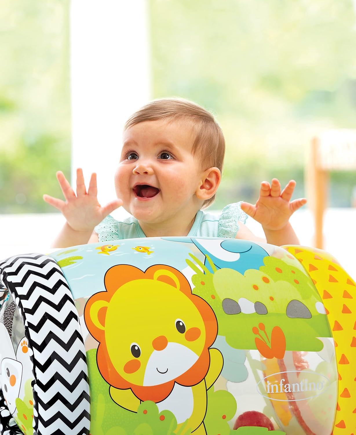 Infantino Jungle Peek & Roll | 6M+