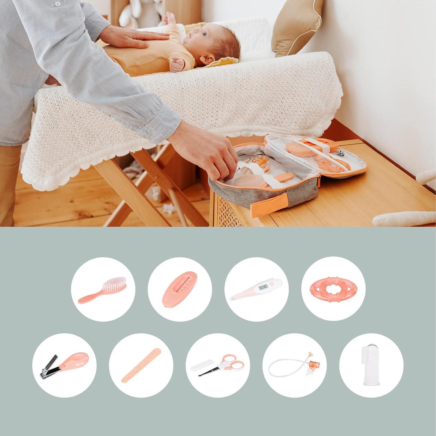 Babymoov Peach Grooming set