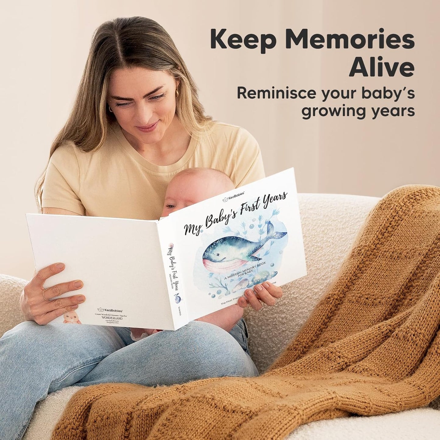 KeaBabies CRAFT Baby Memory Book